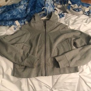 LULULEMON full zip cropped
